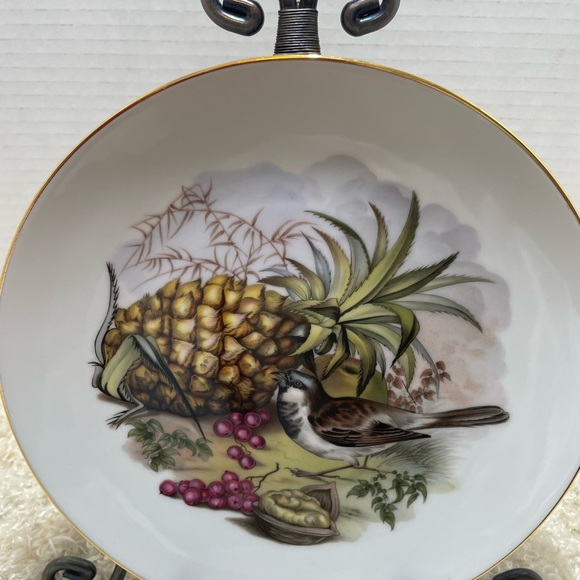 Vintage Neiman Marcus Birds and Fruit Set of 5 West Germany Elegant - Picture 9 of 16